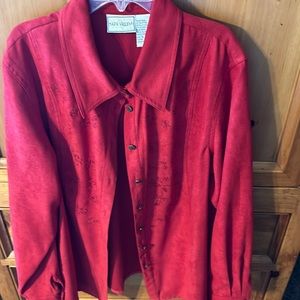 Napa Valley burgundy blouse